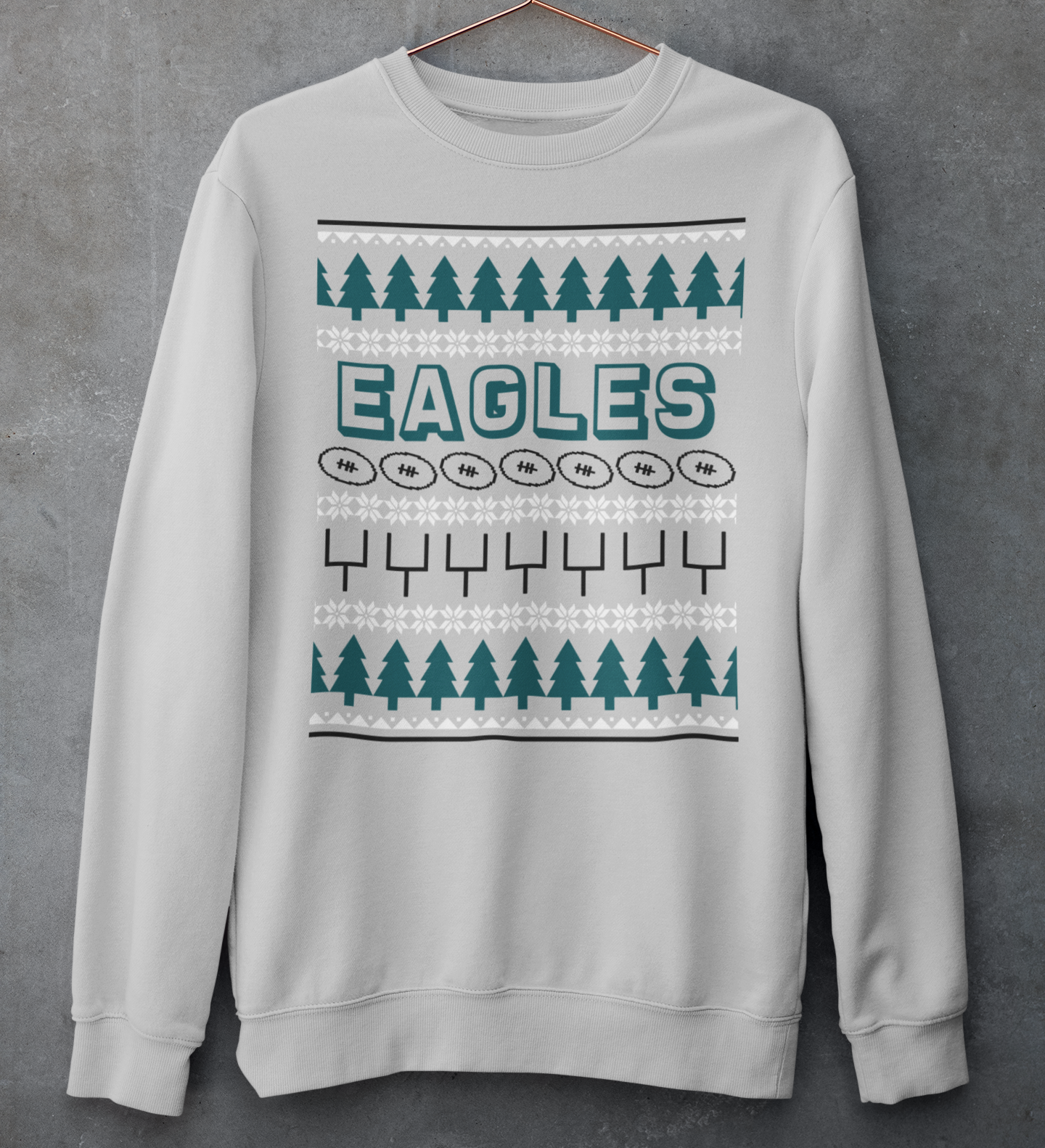 eagles ugly christmas sweater