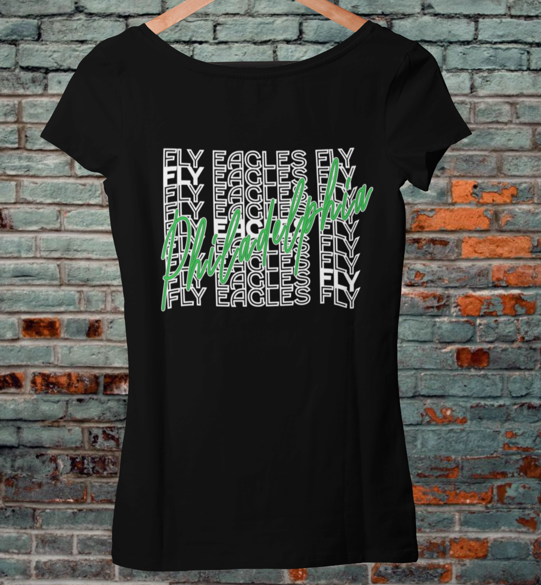 Fly Eagles Fly Script | Womens Tee