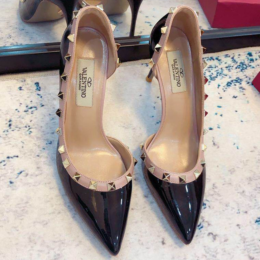 Valentino New Women's Studded High Heel Sandals