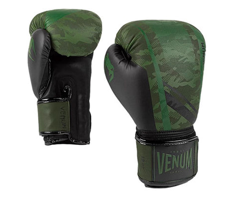 Venum Coco Monogram Pro Lace Up Boxing Gloves - Grizzly Brown 8 oz