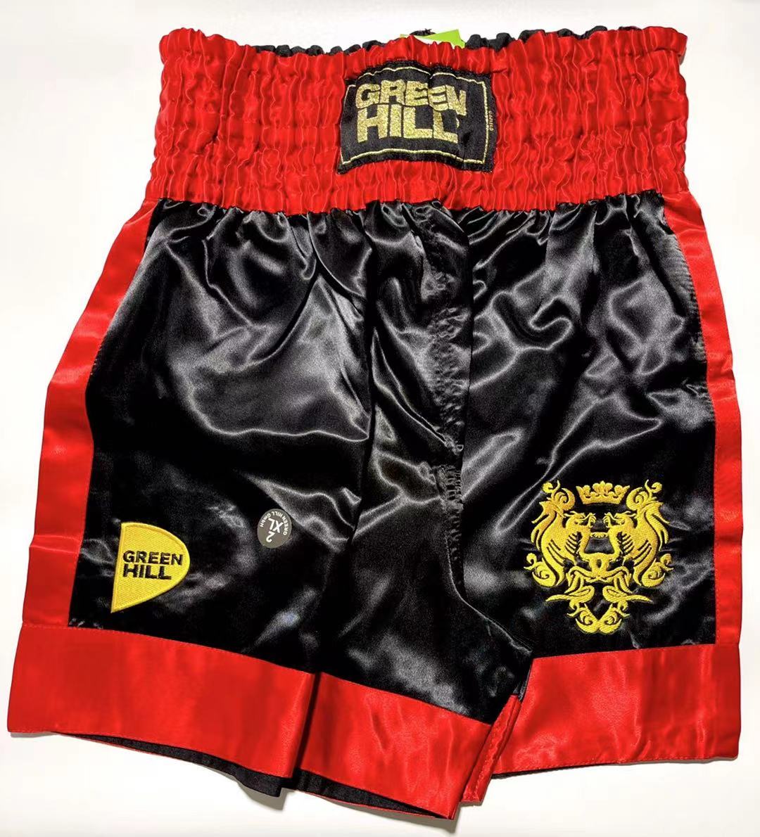 GREENHILL HYDRA MUAY THAI BOXING Shorts Trunks XS-XXL Black Red – AAGsport