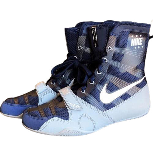 NIKE 1 PROFESSIONAL BOXING BOXING BOOTS US 4-13 Navy-Whi –