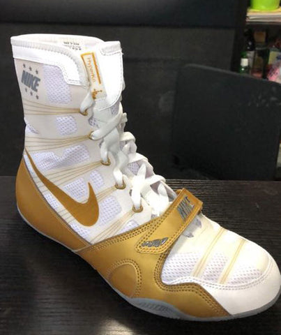 NIKE HYPERKO 1 PROFESSIONAL BOXING SHOES BOXING BOOTS US  White- –  AAGsport