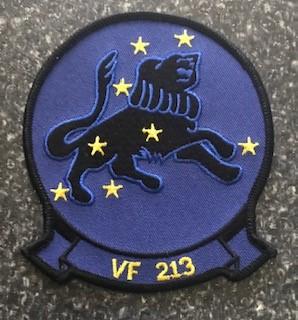 VF 213 Black Lions US Navy Patch Old Design - Saunders Military Insignia