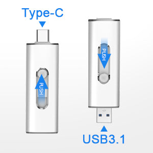 Dual Drive USB Type C Thumb Drive