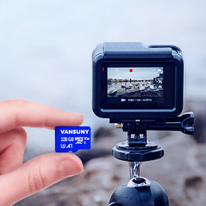 Vansuny Micro SD Card 128GB microSDXC Memory Card with SD Adapter