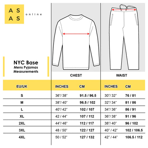 NYC Sizing Guide