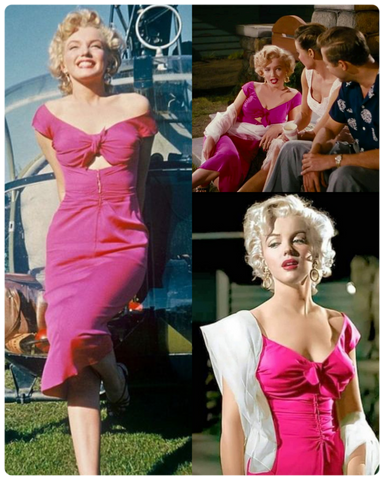 Marilyn Monroe  Marilyn monroe fashion, Marilyn monroe dress, Marilyn  monroe pink dress