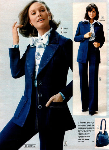 Women's Pantsuits in The Polyester Decade – Ian Drummond Vintage
