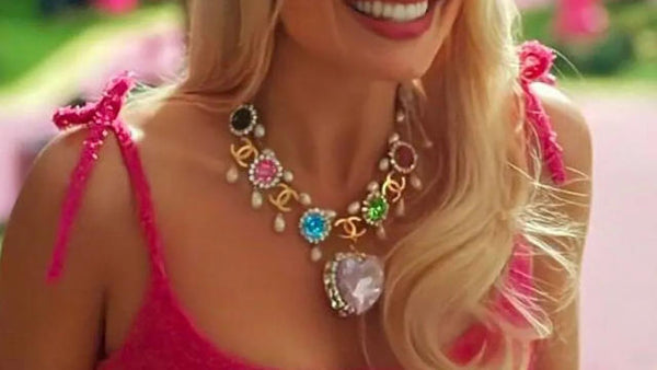 Barbie Movie Margot Robbie Chanel necklace