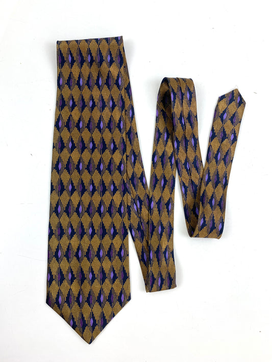 Louis Vuitton Diamonds V Tie Navy Silk