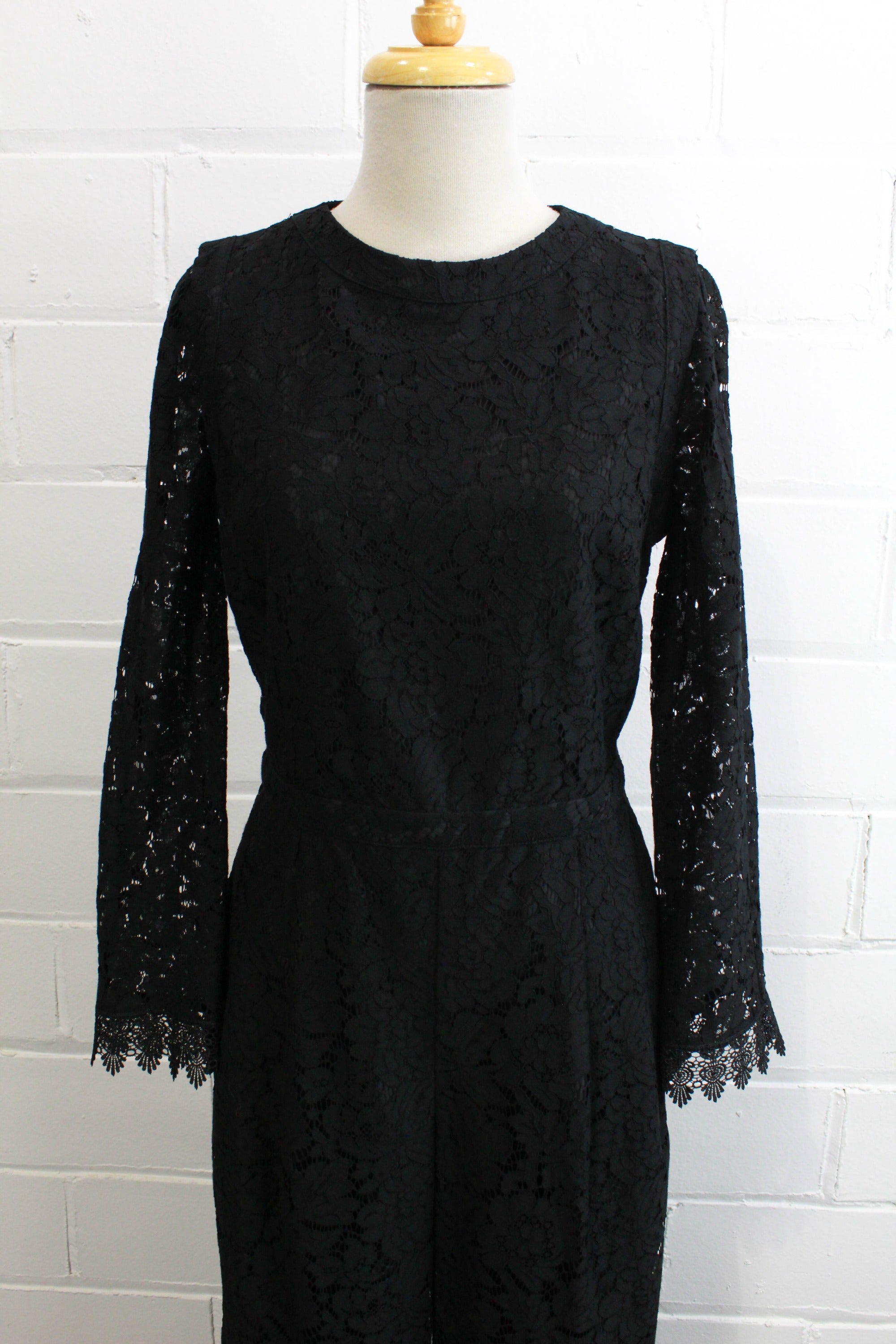 Black Lace Jumpsuit, Medium