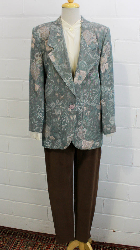 80s Escada Blazer, Small, Caramel Brown Angora and Wool – Ian Drummond  Vintage