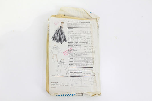 1950s Reissue Vogue Vintage Sewing Pattern V1137, Dress and Coat, UNCU –  Ian Drummond Vintage