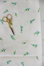 Load image into Gallery viewer, 1940s Yellow Floral Print Feedsack Pillowcase (2 Available)
