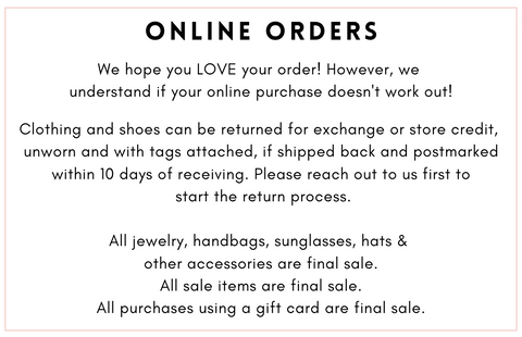 Return Policy – Blended Shoes + Apparel