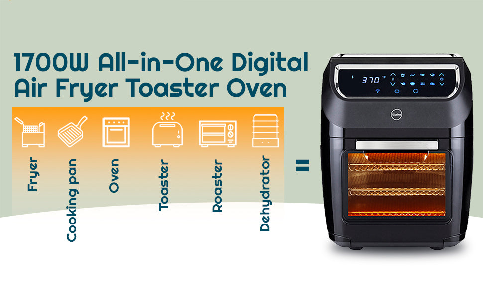 All-in-one digital air fryer Toaster Oven 