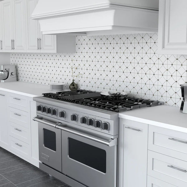 white kitchen backsplash in Miami