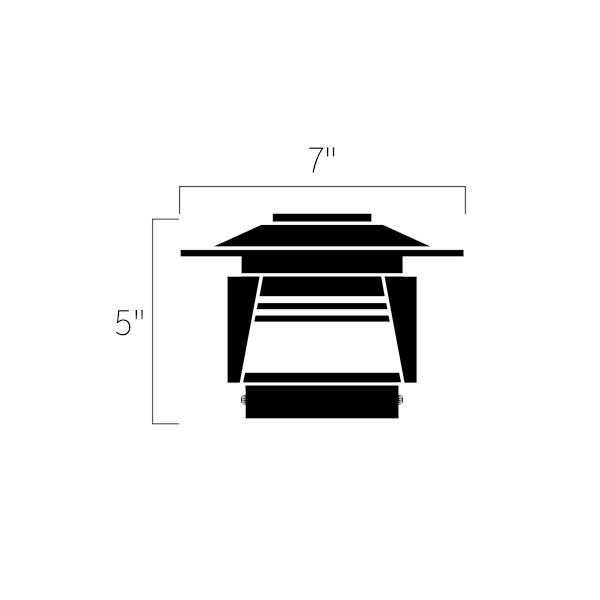 Zen Garden Post Light Specifications