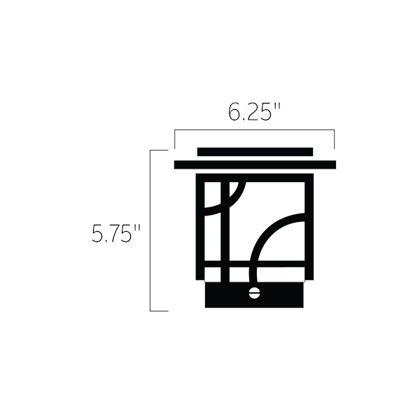 Larkin Estate Deck Post Light Specifications