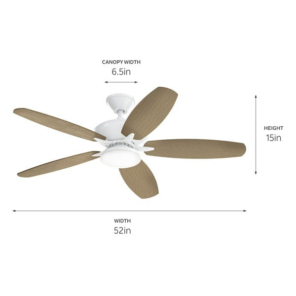 Renew Designer Outdoor Ceiling Fan Specifications
