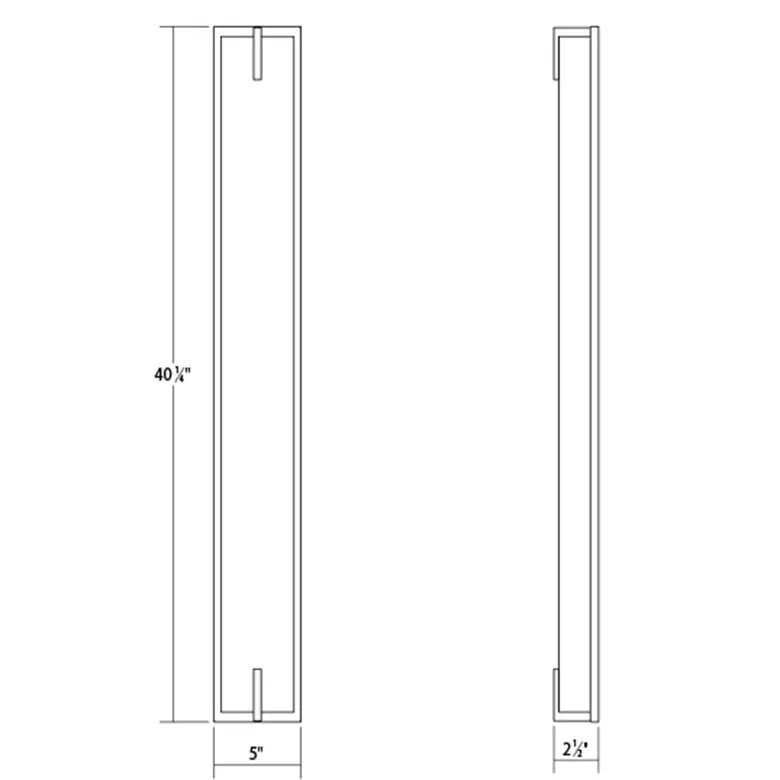 New Edge Bath Bar: Large