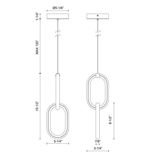 Airen Pendant Light Specifications