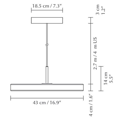 Asteria Pendant Light Specifications