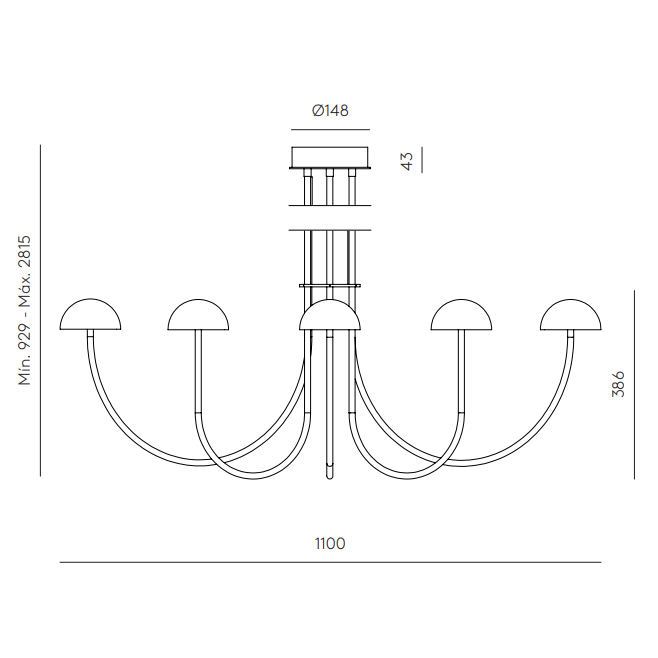 Dussa Chandelier