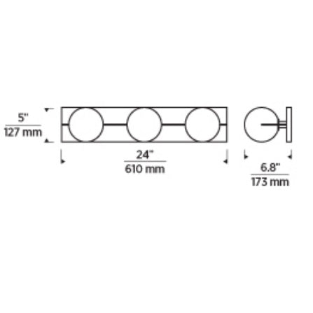 Orbel Bath Bar Small