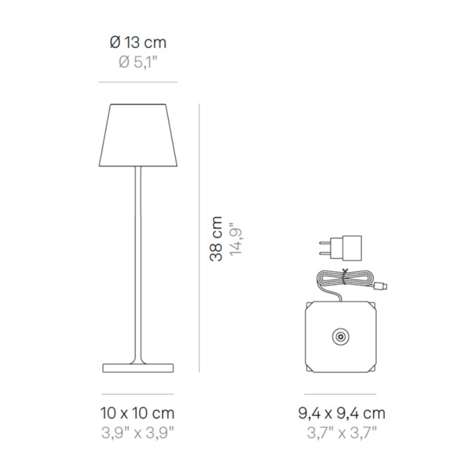 Poldina Lido Battery Operated Table Lamp