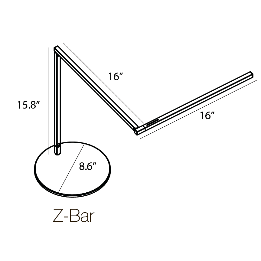 Z Bar Table Lamp Gen 4