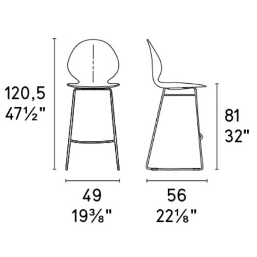 Basil CS-1355 Counter Stool