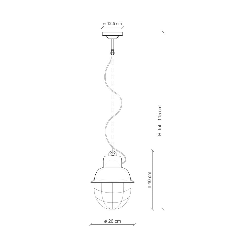 Industrial Cage Pendant Specifications