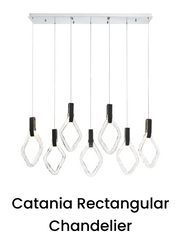 Catania Rectangular Chandelier By Lib&Co.