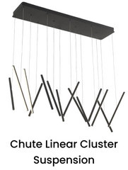 Chute Linear Cluster Suspension by Kuzco