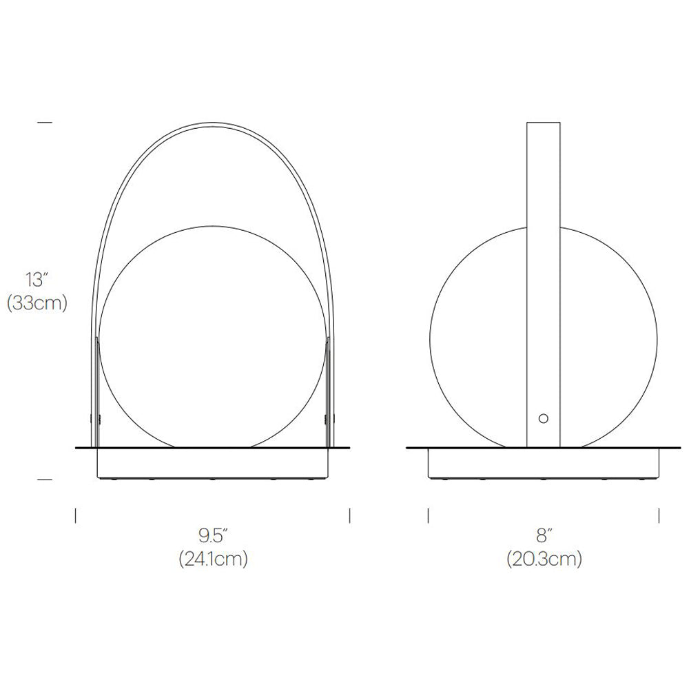 Bola Lantern Table Lamp by Pablo