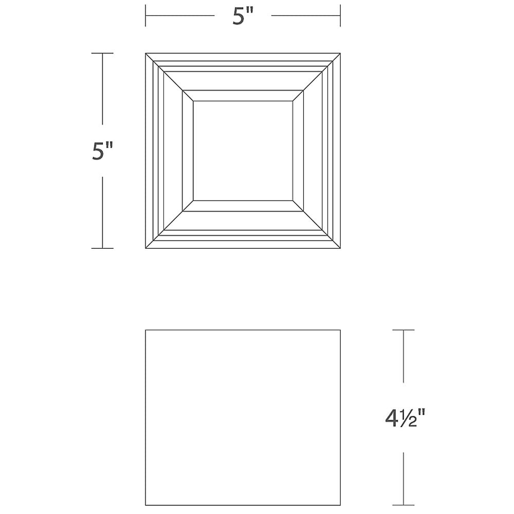 Kube Outdoor Ceiling Light by Modern Forms