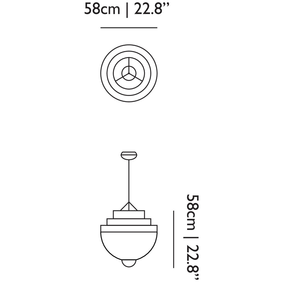 Small Meshmatics Suspension by Moooi