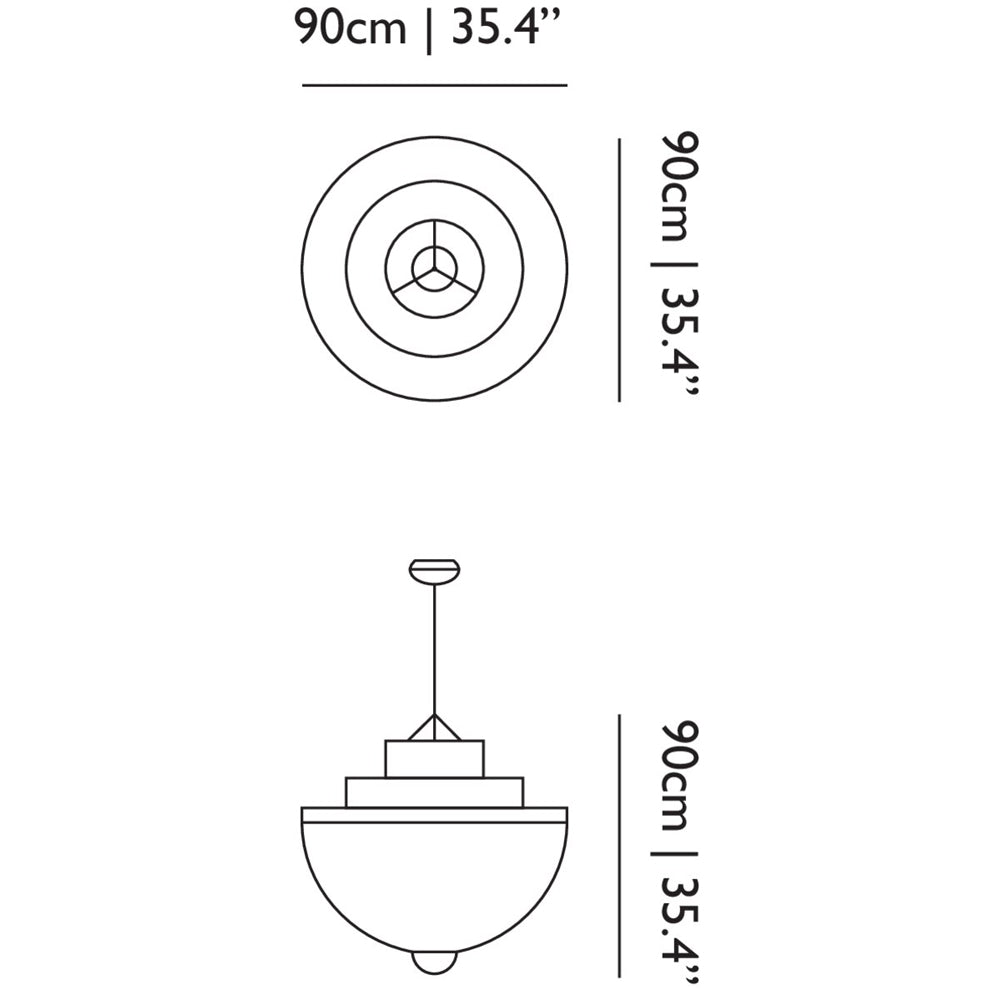 Large Meshmatics Suspension by Moooi