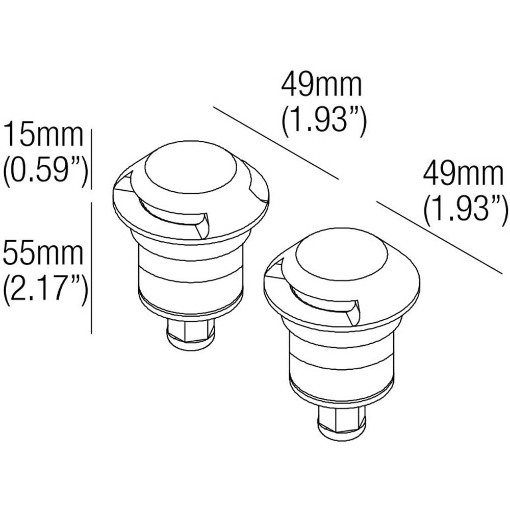 Miniair Recessed Ground Light by Flexa Lighting