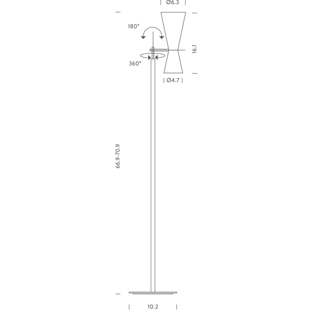 Parliament Floor Lamp by Nemo