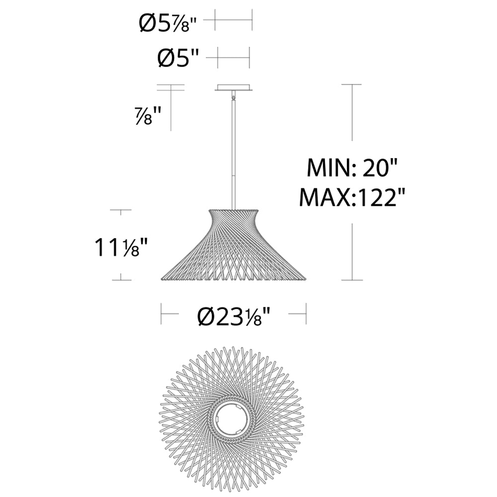 Zenya Suspension by Modern Forms