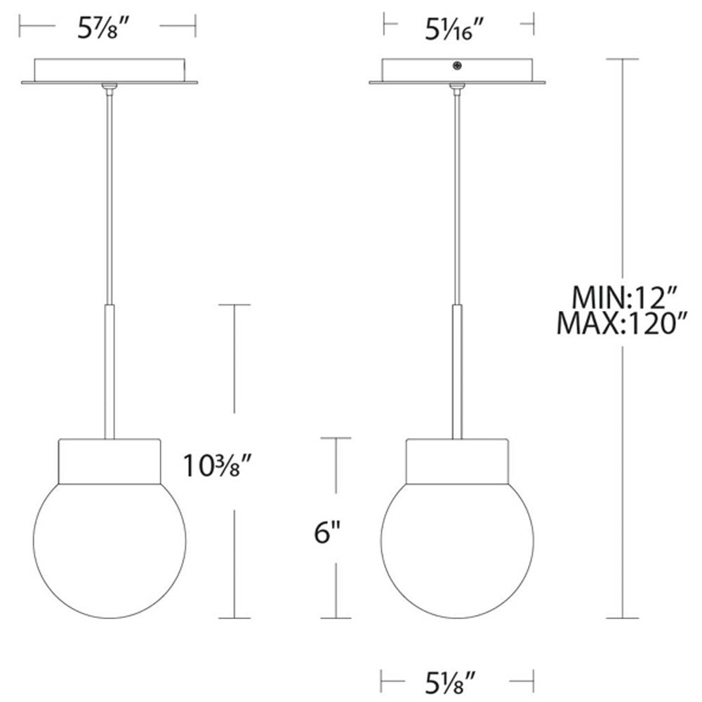 Double Bubble Pendant Light by Modern Forms