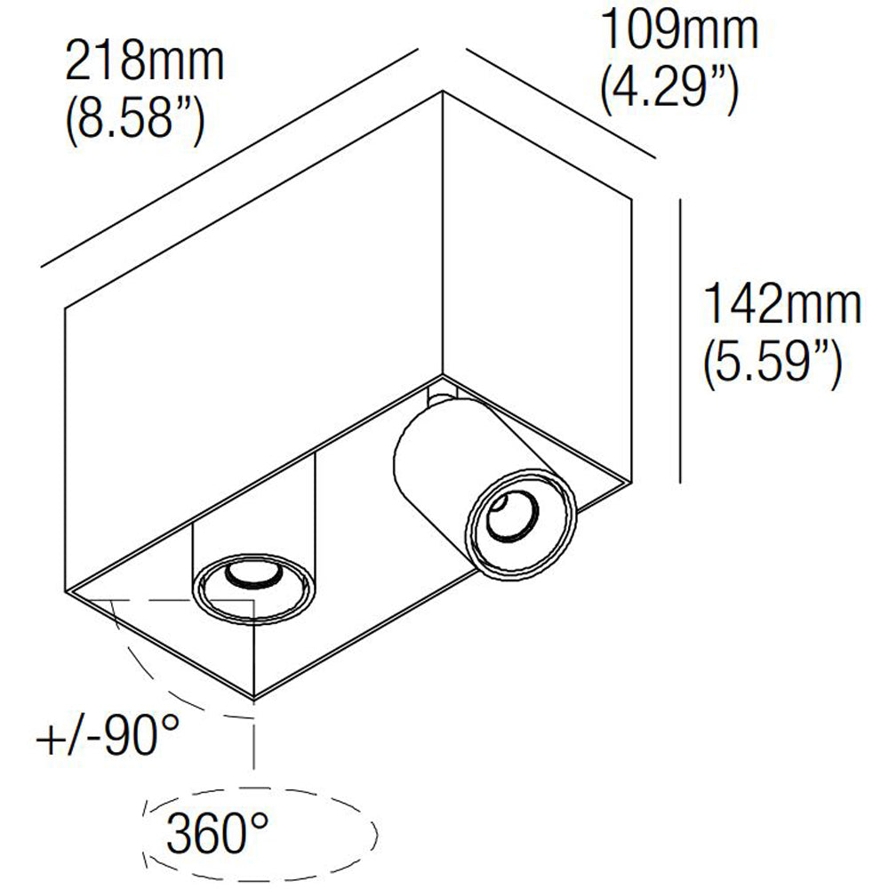 Swan X120 Ceiling Light by Flexa Lighting