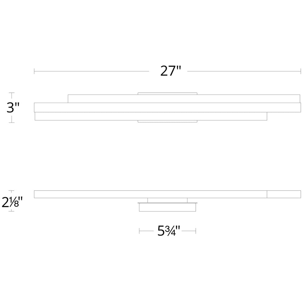 Small Tandem Bath Bar by Modern Forms