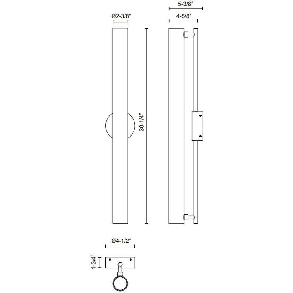 Medium Gramercy Wall Light by Kuzco