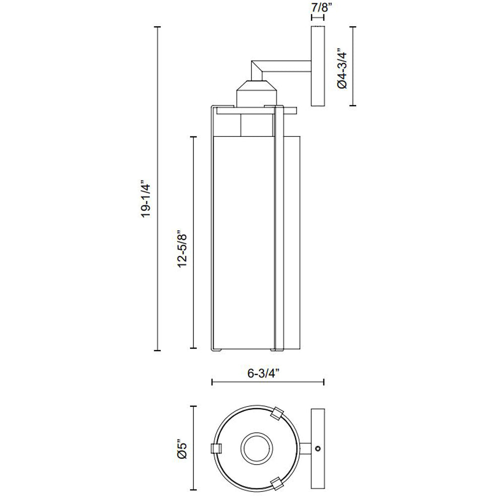 Belmont Wall Sconce by Alora