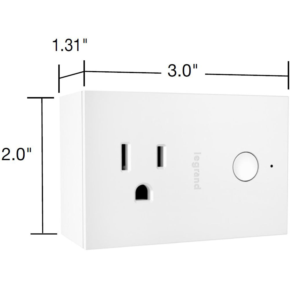 Wi-Fi Smart Plug in Switch by Legrand Radiant