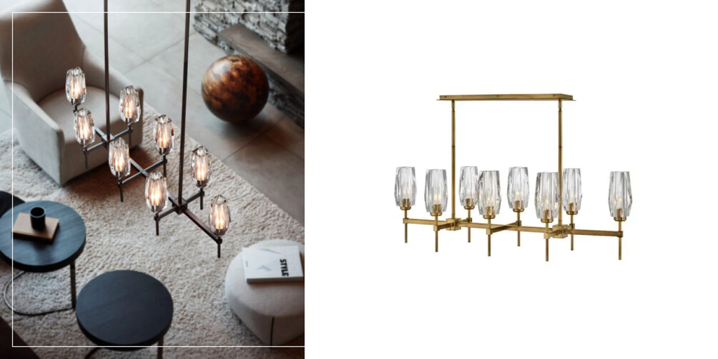  Ana Eight Light Linear Chandelier